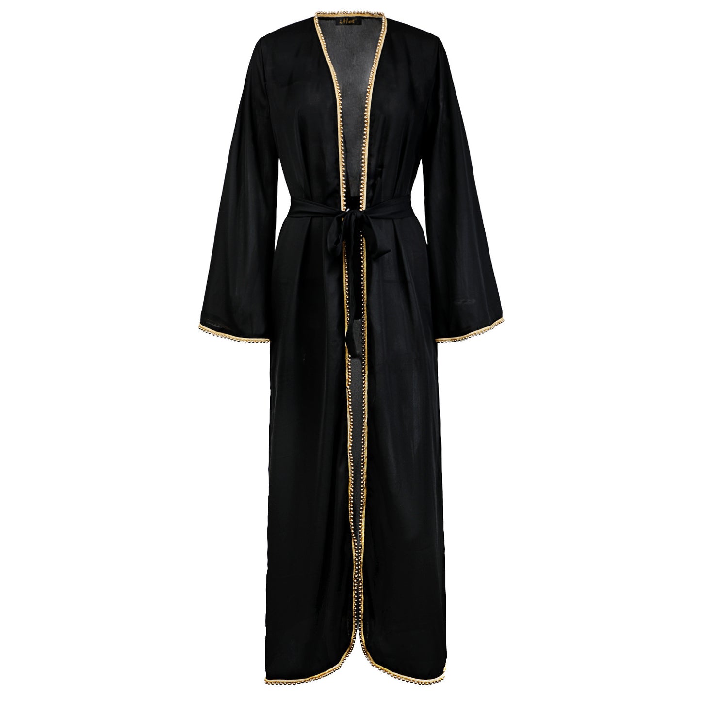 Bandage cardigan robe Muslim dress